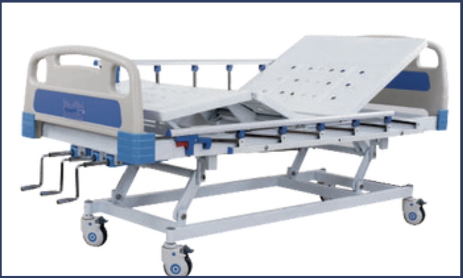 Three Function Manual Bed — Scanda Enterprises, medical supplies Moosapet Hyderabad